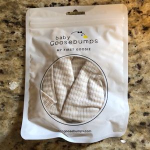 Beige and white goosie